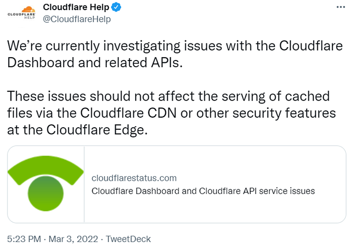 Cloudflare Help